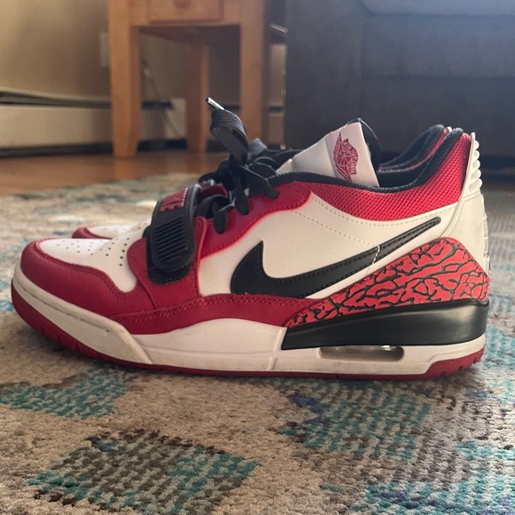 Nike Air Jordan Other - Nike Air Jordan Legacy 312 Low - White/Black-Gym Red (Size 9 Mens)